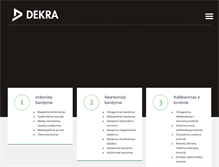 Tablet Screenshot of dekra-industrial.lt